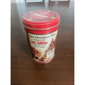 Life Savers Holiday Keepsake Tin Red 1988 Limited Edition Vintage